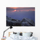 Sunset From Whistler Mountain, Jasper National Park, Alberta, Canada Wall Mural
