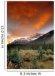 Mt Amery And Dramatic Clouds, Banff National Park, Alberta, Canada Wall Mural
