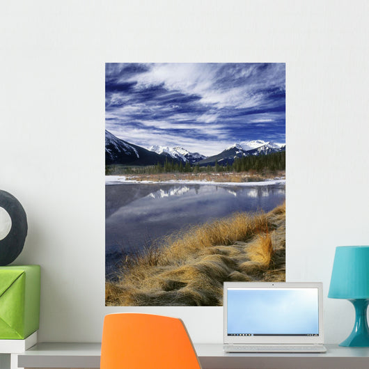 Vermilion Lakes, Banff National Park, Alberta, Canada Wall Mural