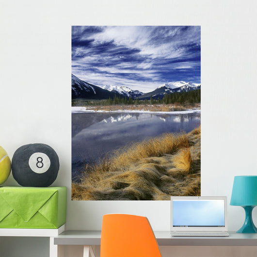 Vermilion Lakes, Banff National Park, Alberta, Canada Wall Mural