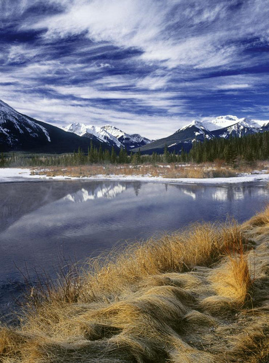 Vermilion Lakes, Banff National Park, Alberta, Canada Wall Mural