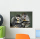 Squirrel Monkeys, Calgary Zoo, Calgary, Alberta, Canada Wall Mural