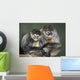 Squirrel Monkeys, Calgary Zoo, Calgary, Alberta, Canada Wall Mural