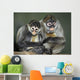 Squirrel Monkeys, Calgary Zoo, Calgary, Alberta, Canada Wall Mural