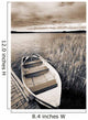 Boat And Reeds, Burntstick Lake, Alberta, Canada Wall Mural