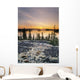 Sunset Over Subarctic Lake Wall Mural