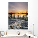 Sunset Over Subarctic Lake Wall Mural