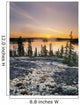 Sunset Over Subarctic Lake Wall Mural