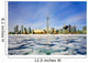 Toronto Skyline In Winter Wall Mural