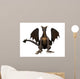 Large Dragon Sitting Wall Decal