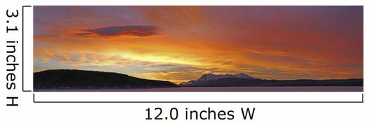 Sunrise Over Teslin Lake, Teslin, Yukon Wall Mural