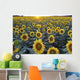 Field Of Sunflowers Wall Mural