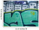 Detail of a Graffiti Wall Mural