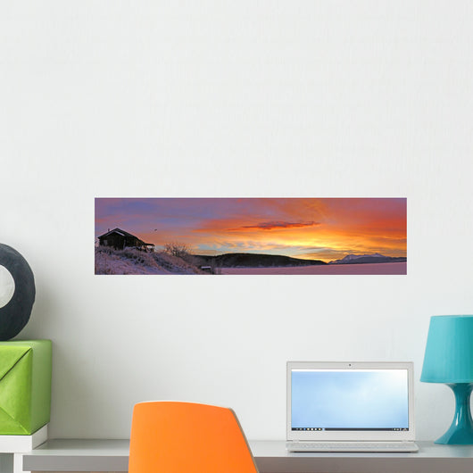 Sunrise Over Teslin Lake, Yukon Wall Mural