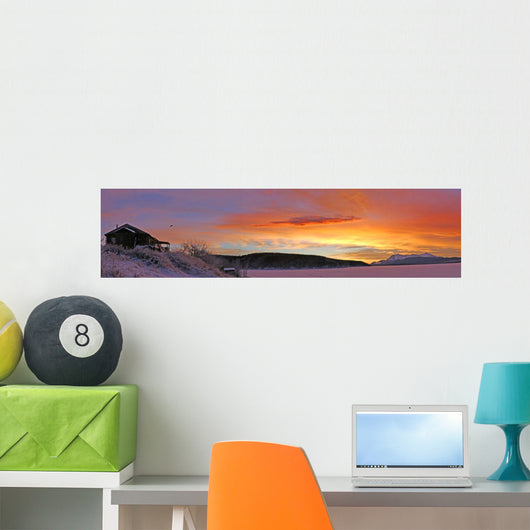 Sunrise Over Teslin Lake, Yukon Wall Mural