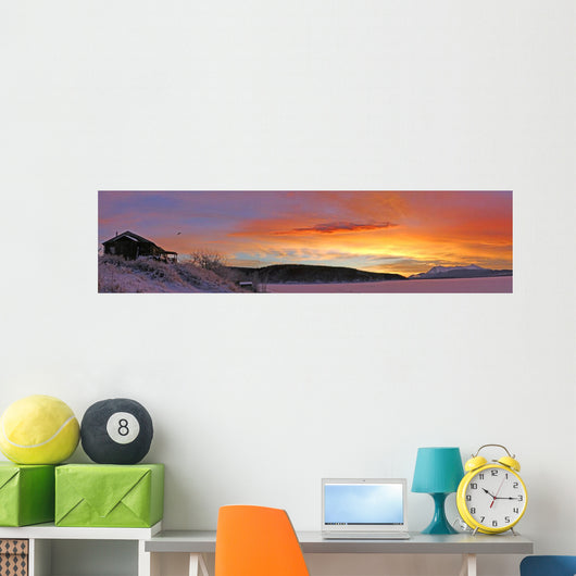 Sunrise Over Teslin Lake, Yukon Wall Mural