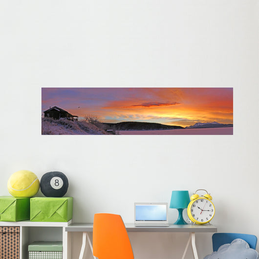 Sunrise Over Teslin Lake, Yukon Wall Mural