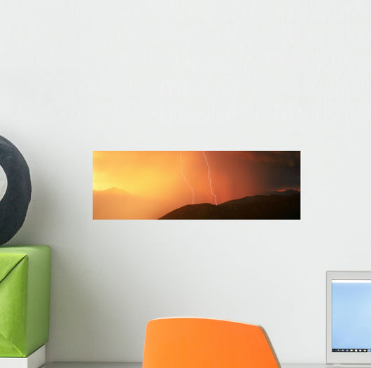 Thunderstorm, Idaho Peak, Selkirk Mountains, British Columbia Wall Mural