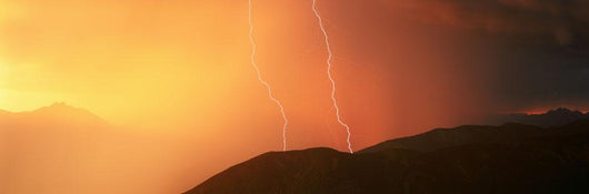 Thunderstorm, Idaho Peak, Selkirk Mountains, British Columbia Wall Mural