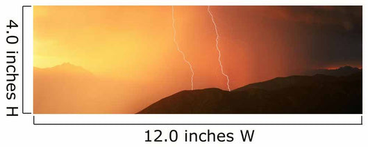 Thunderstorm, Idaho Peak, Selkirk Mountains, British Columbia Wall Mural