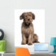 Briard Dog Sitting Wall Decal