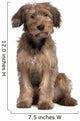Briard Dog Sitting Wall Decal