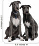 Two Irish Wolfhounds Wall Decal