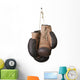 Old Boxing Gloves Hanging on a Lace Wall Decal