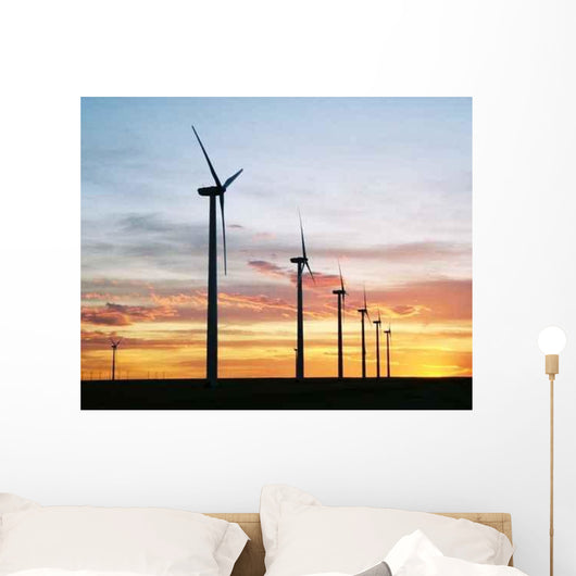 Wind Farm Wall Decal Design 4