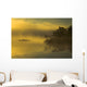 Autumn Sunrise Through Heavy Lake Mist, Bedford, Nova Scotia Wall Mural