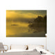 Autumn Sunrise Through Heavy Lake Mist, Bedford, Nova Scotia Wall Mural