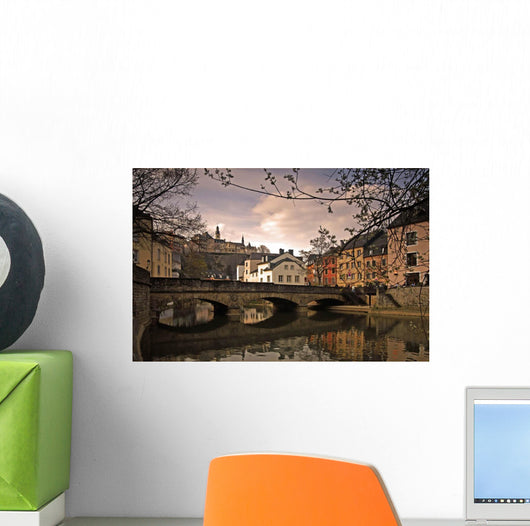 Luxembourg Old Town Wall Decal