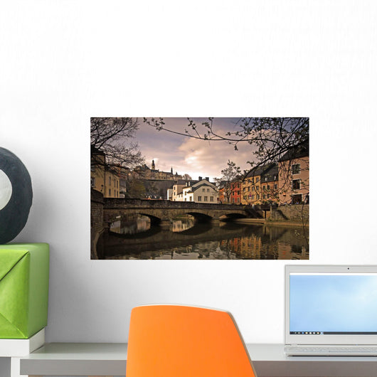 Luxembourg Old Town Wall Decal