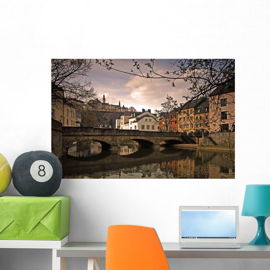 Luxembourg Old Town Wall Decal