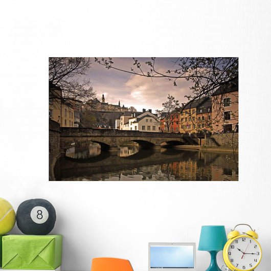 Luxembourg Old Town Wall Decal