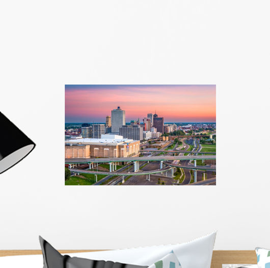 Memphis Tennessee Usa Skyline Wall Decal