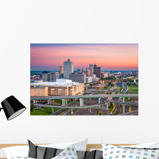 Memphis Tennessee Usa Skyline Wall Decal