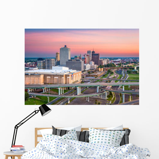 Memphis Tennessee Usa Skyline Wall Decal