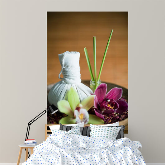 Composition Zen Pochon Massage Luk Pra Kob Wall Mural