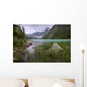 Storm Clouds Over Chephren Lake, Banff National Park, Alberta Wall Mural