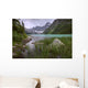 Storm Clouds Over Chephren Lake, Banff National Park, Alberta Wall Mural