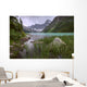 Storm Clouds Over Chephren Lake, Banff National Park, Alberta Wall Mural
