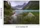 Storm Clouds Over Chephren Lake, Banff National Park, Alberta Wall Mural