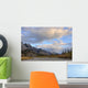 Summer Clouds Over Colin Mountain Range, Jasper National Park, Alberta Wall Mural