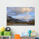 Summer Clouds Over Colin Mountain Range, Jasper National Park, Alberta Wall Mural
