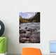 Autumn Colors On Maligne River, Jasper National Park, Alberta Wall Mural