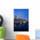 Harbourfront Marina West At Dusk, Toronto, Ontario Wall Mural