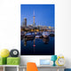 Harbourfront Marina West At Dusk, Toronto, Ontario Wall Mural