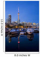 Harbourfront Marina West At Dusk, Toronto, Ontario Wall Mural