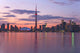 Skyline At Dusk From Centre Island, Toronto, Ontario Wall Mural